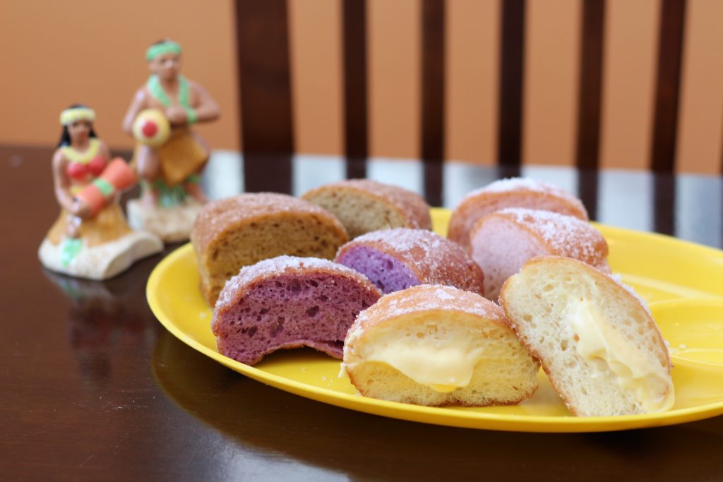 Hawaiian donuts made in Okinawa. Mermaid Bakery (Aragusuku, Ginowan City)